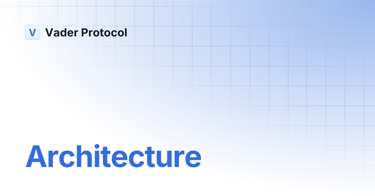 Architecture | Vader Protocol